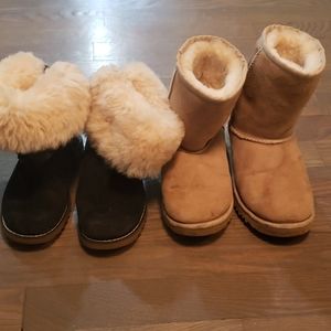 Toddler girl UGGS 2 pair boots EUC